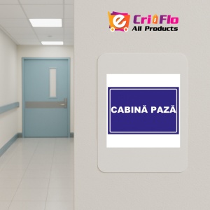 Indicator Pentru cabina paza, Sticker autocolant - Img 4