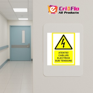 Indicator Pentru cabluri electrice sub tensiune, Sticker autocolant - Img 4