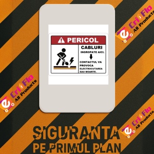 Indicator Pentru cabluri ingropate, Sticker autocolant - Img 2