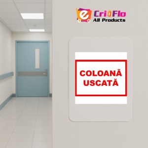 Indicator Pentru coloana uscata, Sticker autocolant - Img 4
