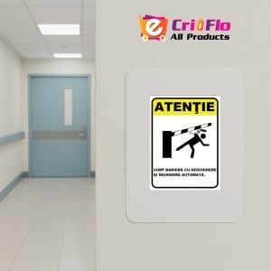 Indicator Pentru corp bariera cu deschidere si inchidere automata, Sticker autocolant - Img 4