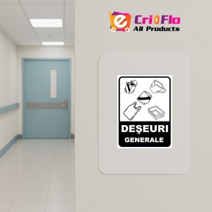 Indicator Pentru deseuri generale, Sticker autocolant - Img 4