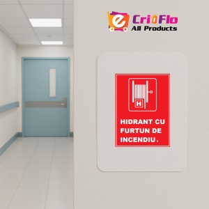 Indicator Pentru hidrant cu furtun de incendiu, Sticker autocolant - Img 4