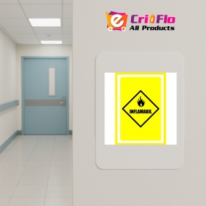 Indicator Pentru inflamabil, Sticker autocolant - Img 4