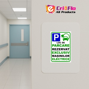 Indicator Pentru loc de parcarea masinilor electrice, Sticker autocolant - Img 4