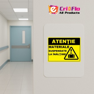 Indicator Pentru materiale suspendate la inaltime, Sticker autocolant - Img 4