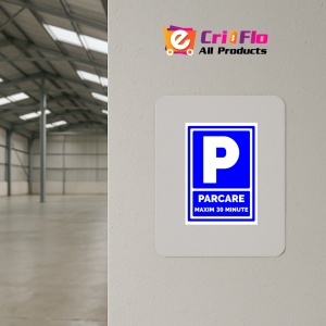 Indicator Pentru parcare maxim 30 minute, Sticker autocolant - Img 3