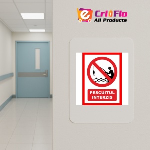 Indicator Pentru pescuitul interzis, Sticker autocolant - Img 4