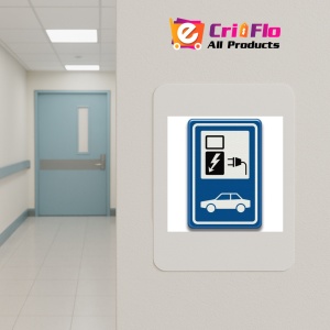 Indicator pentru punct de incarcare auto, Sticker autocolant - Img 4