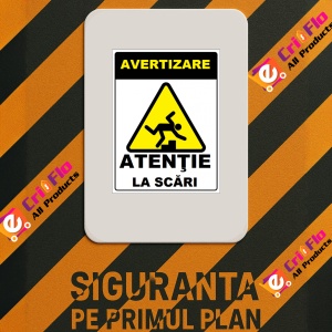 Indicator Pentru scari, Sticker autocolant - Img 2