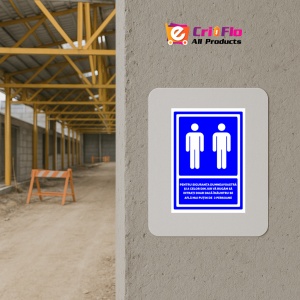 Indicator Pentru Siguranta Dumneavoastra Si A Celor Din Jur Va Rugam Sa Intrati Doar Daca Inauntru Se Afla Mai Putin de 2 Persoane, Sticker autocolant - Img 5