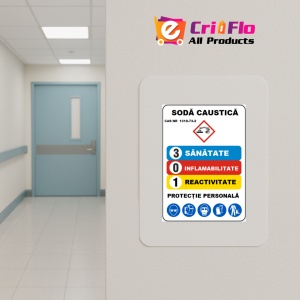 Indicator Pentru soda caustica, Sticker autocolant - Img 4