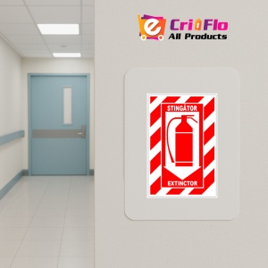 Indicator Pentru stingator si extinctor, Sticker autocolant - Img 4