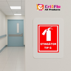 Indicator Pentru stingator tip g, Sticker autocolant - Img 4