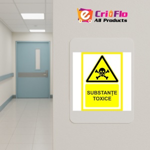 Indicator Pentru substante toxice, Sticker autocolant - Img 4
