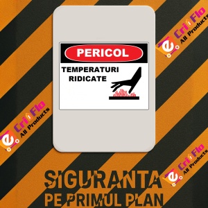 Indicator Pentru temperaturi ridicate, Sticker autocolant - Img 2