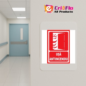 Indicator Pentru usa antiincendiu, Sticker autocolant - Img 3