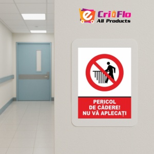 Indicator Pericol cadere nu va aplecati, Sticker autocolant - Img 5