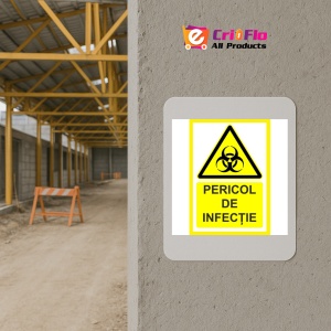 Indicator Pericol de infectie, Sticker autocolant - Img 5