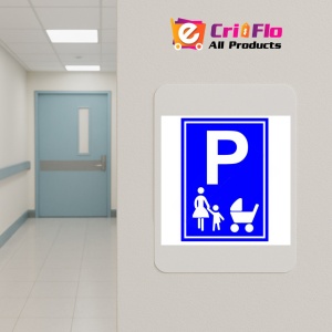 Indicator Placuta de parcare pentru mama si copil Parcare pentru familie, Sticker autocolant - Img 5