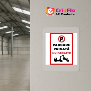 Indicator Placute de interzicere parcare privata nu parcati, Sticker autocolant - Img 3