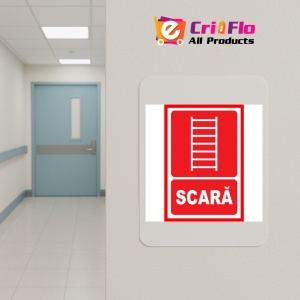 Indicator Placute pentru scara, Sticker autocolant - Img 4