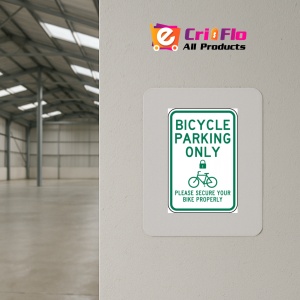Indicator Please Secure Your Bike Properly Sign, Sticker autocolant - Img 3