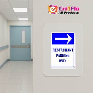 Indicator Private Property Restaurant sign, Sticker autocolant - Img 4
