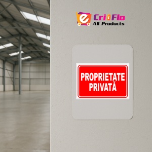 Indicator Proprietate privata v1, Sticker autocolant - Img 3
