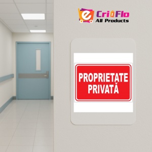 Indicator Proprietati private, Sticker autocolant - Img 4