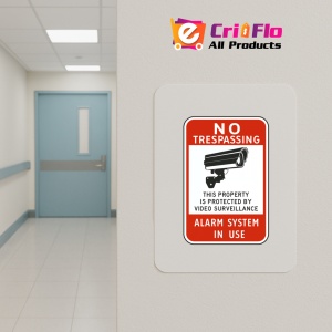 Indicator Protected By Video Surveillance Sign, Sticker autocolant - Img 4