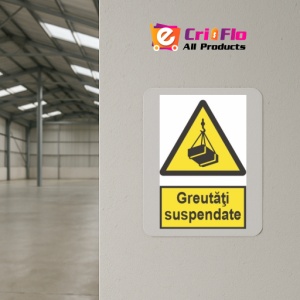 Indicator protectia muncii greutati suspendate, Sticker autocolant - Img 4