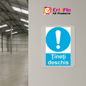 Indicator protectia muncii tineti deschis, Sticker autocolant - Img 4
