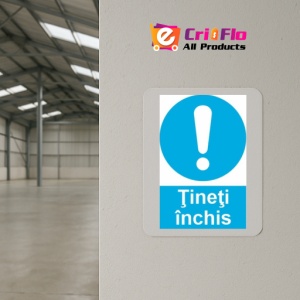 Indicator protectia muncii tineti inchis, Sticker autocolant - Img 4