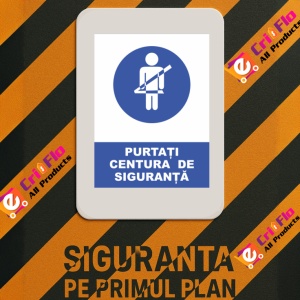 Indicator Purtati centura de siguranta, Sticker autocolant - Img 3