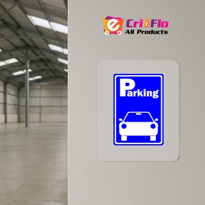 Indicator Reserved Parking Sign, Sticker autocolant - Img 3