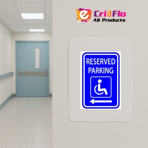 Indicator Reserved parking, Sticker autocolant - Img 4