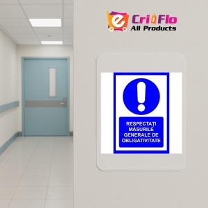 Indicator Respectati masurile generale de obligativitate, Sticker autocolant - Img 4