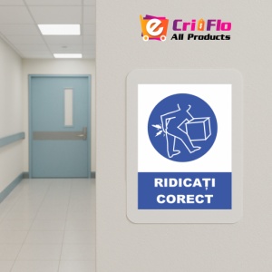 Indicator Ridicati corect, Sticker autocolant - Img 5