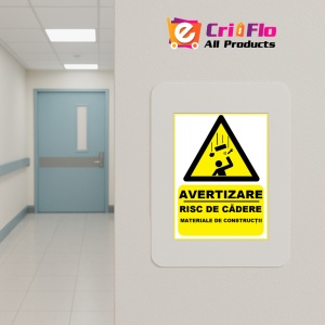 Indicator Risc de cadere materiale de constructii, Sticker autocolant - Img 4