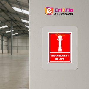 Indicator Semn bransament de apa, Sticker autocolant - Img 4