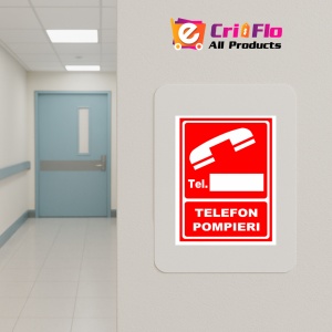 Indicator Semn cu numar personalizat, Sticker autocolant - Img 5