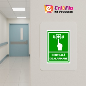 Indicator Semn de centrala de alarma, Sticker autocolant - Img 5