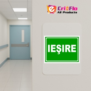 Indicator Semn de iesire, Sticker autocolant - Img 5