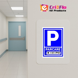 Indicator Semn de parcare personalizat, Sticker autocolant - Img 5