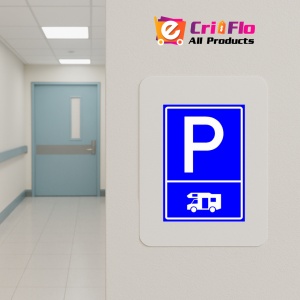 Indicator Semn de parcare rulote, Sticker autocolant - Img 5