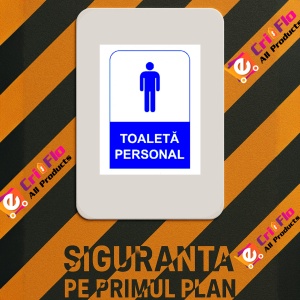 Indicator Semn de toaleta personal pentru barbati, Sticker autocolant - Img 3