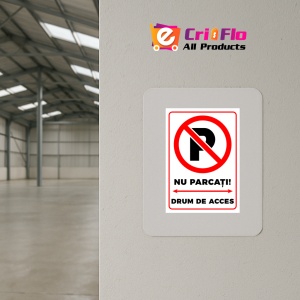 Indicator Semn nu parcati drum de acces, Sticker autocolant - Img 4