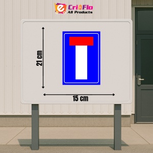 Indicator Semn pentru Drum Infundat, Sticker autocolant - Img 2
