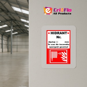 Indicator Semn pentru hidrant, Sticker autocolant - Img 4